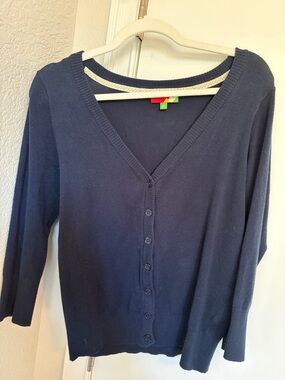 Modcloth Fervour Navy Sweater
